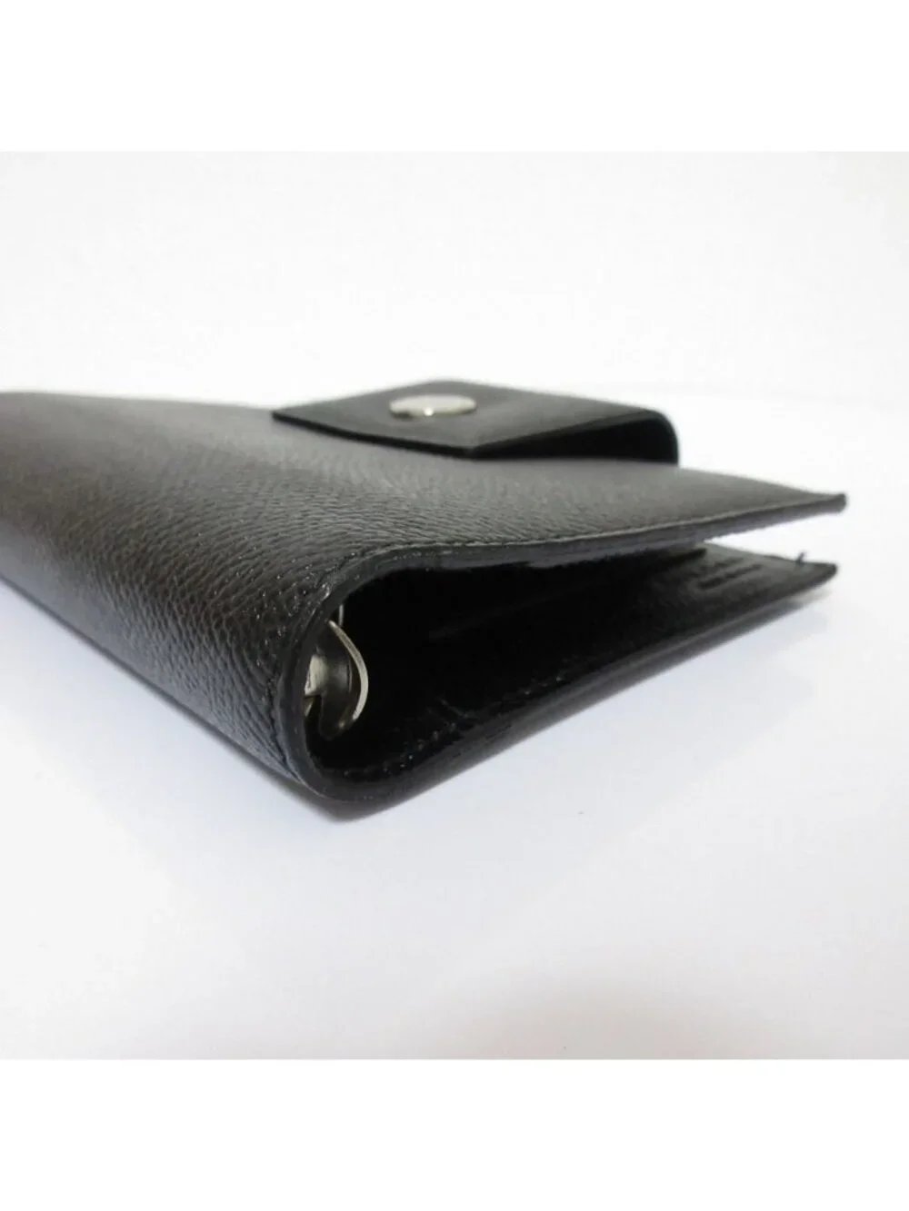 Bvlgari Bulgari Leather Planner Cover System Black Ring